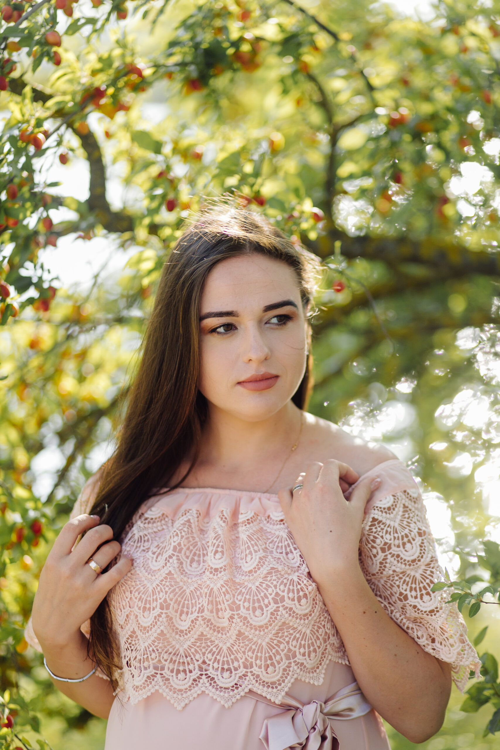 Beautiful portrait of pregnant woman